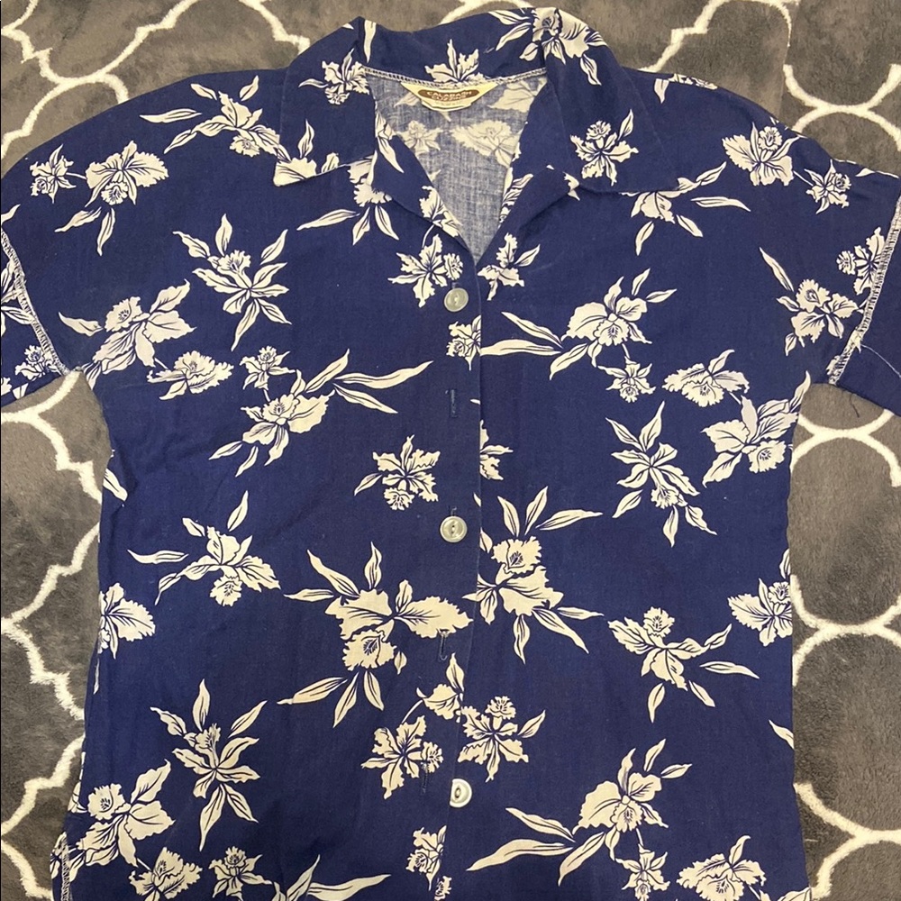 Floral Button-Up Shirt